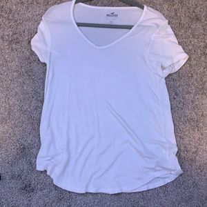 Hollister white t shirt